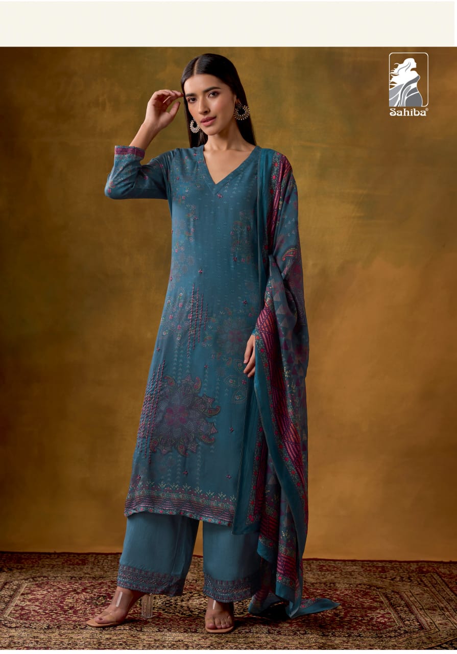 Rehana By Sahiba Staple Twill Printed Dress Material Wholesale Shop In Surat
